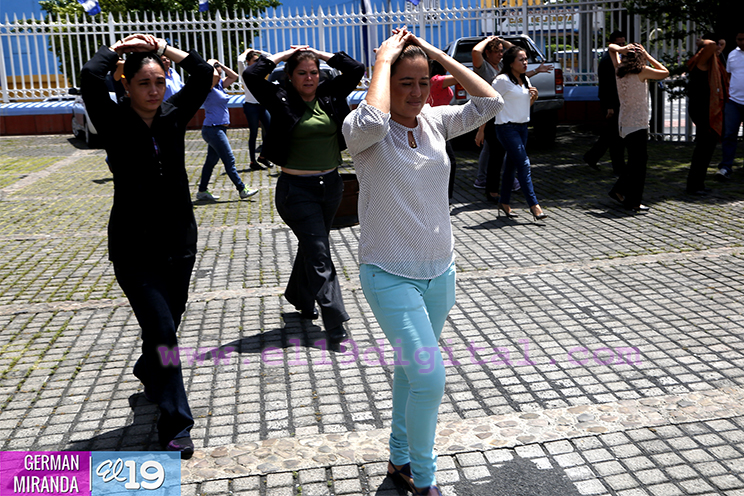 Instituciones públicas activadas ante ejercicio multiamenazas