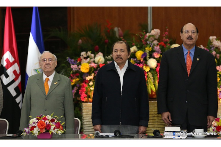 Presidente Daniel se reúne en Nicaragua con diputados del Parlacen