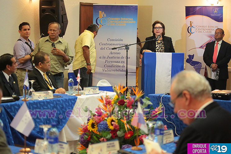 Consejo Judicial Centroamericano sesiona en Nicaragua para abordar temas de seguridad de la región 