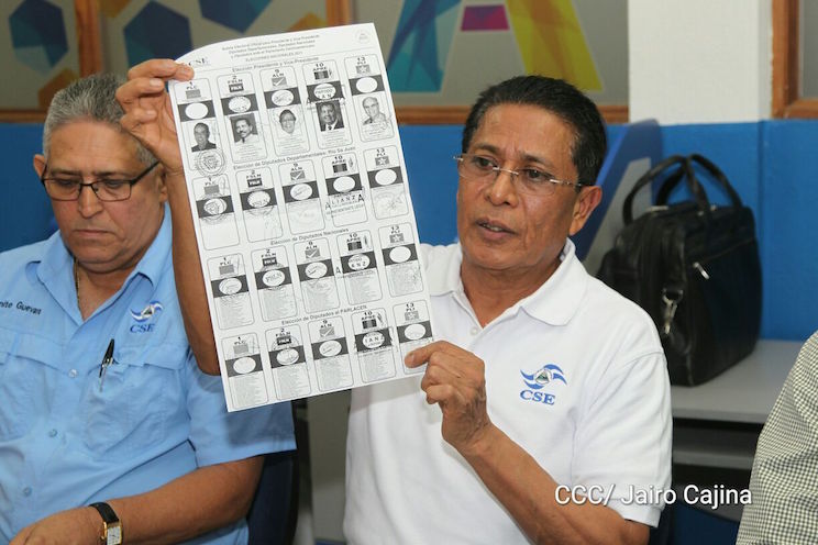 Partidos políticos aprueban diseño de boleta electoral