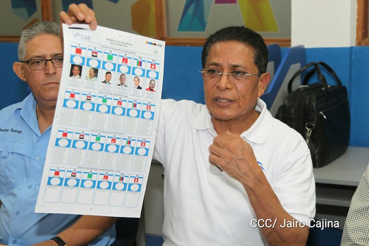 Partidos políticos aprueban diseño de boleta electoral