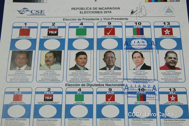 Partidos políticos aprueban diseño de boleta electoral