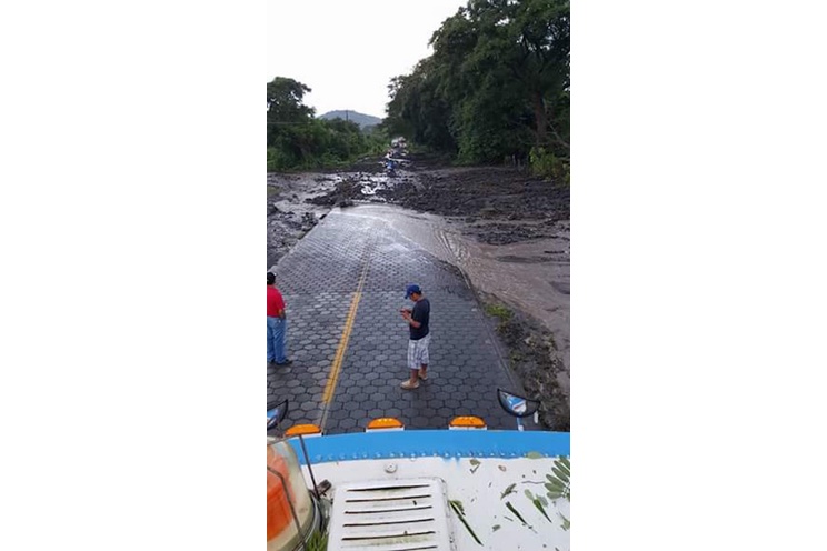 INETER informa de deslave en Ometepe 
