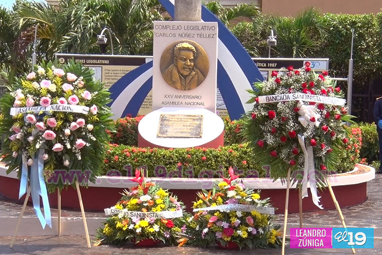 Legisladores recuerdan legado del Comandante Carlos Núñez Téllez