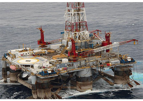 Arriba a Nicaragua plataforma de perforación petrolera