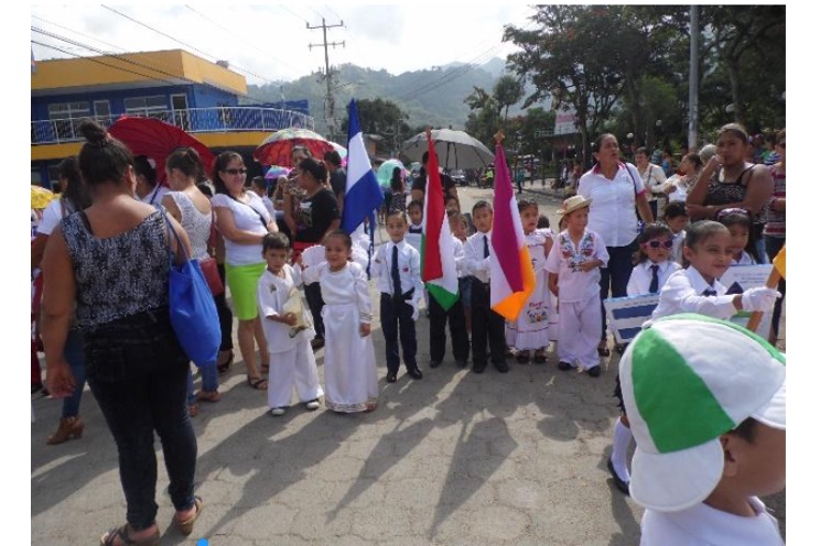 Seiscientos niñ@s de Jinotega participan en hermosa caminata