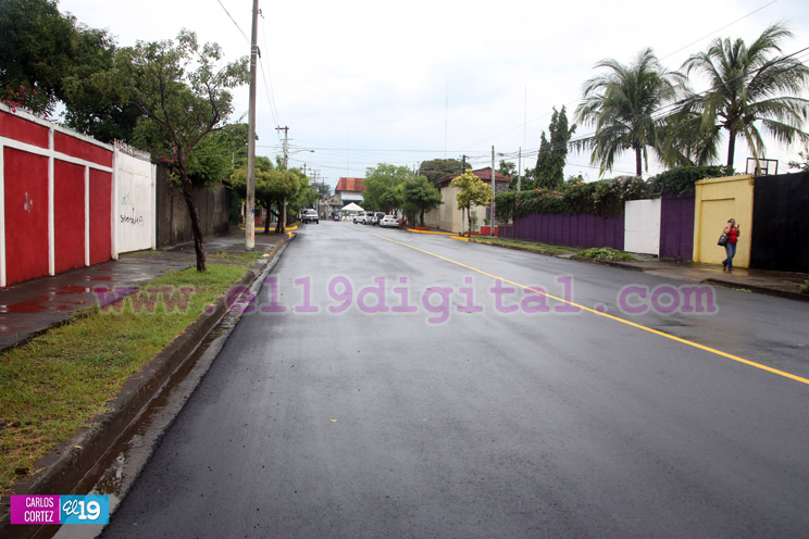Alcaldía de Managua continúa mejorando vías alternas; esta vez en Linda Vista Norte