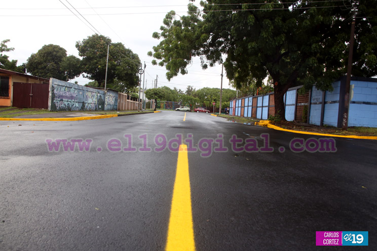 Alcaldía de Managua continúa mejorando vías alternas; esta vez en Linda Vista Norte