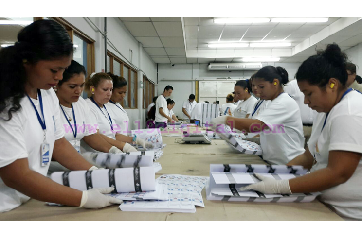 Proceso de elaboración de boletas electorales avanza satisfactoriamente