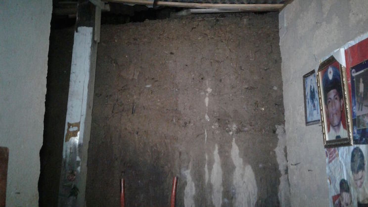 Viviendas afectadas en Ocotal producto de las fuertes lluvias