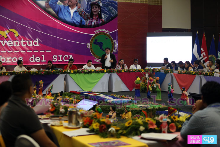 Nicaragua expone modelo de gestión de riesgos en el Foro de Juventud de los países del SICA