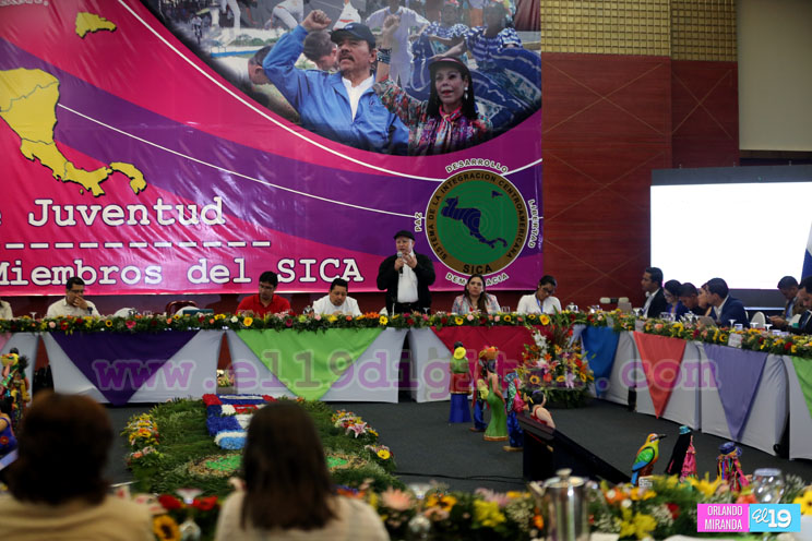 Nicaragua expone modelo de gestión de riesgos en el Foro de Juventud de los países del SICA