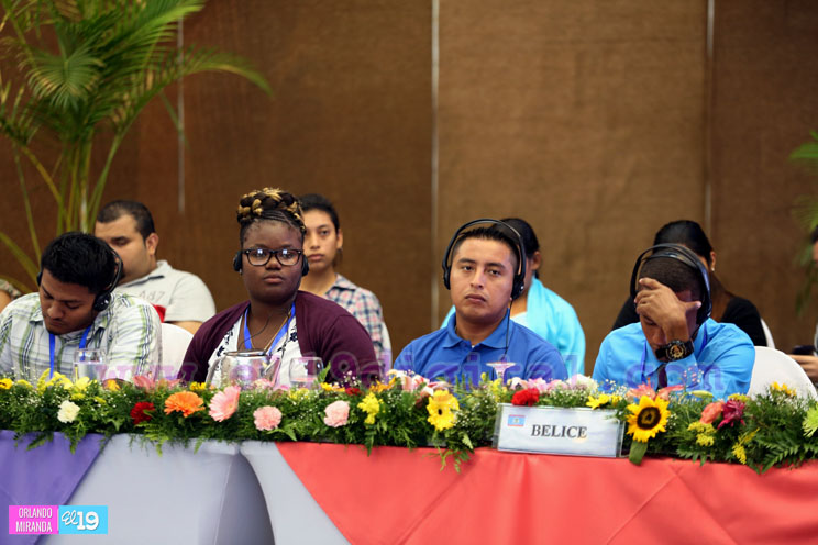 Nicaragua expone modelo de gestión de riesgos en el Foro de Juventud de los países del SICA