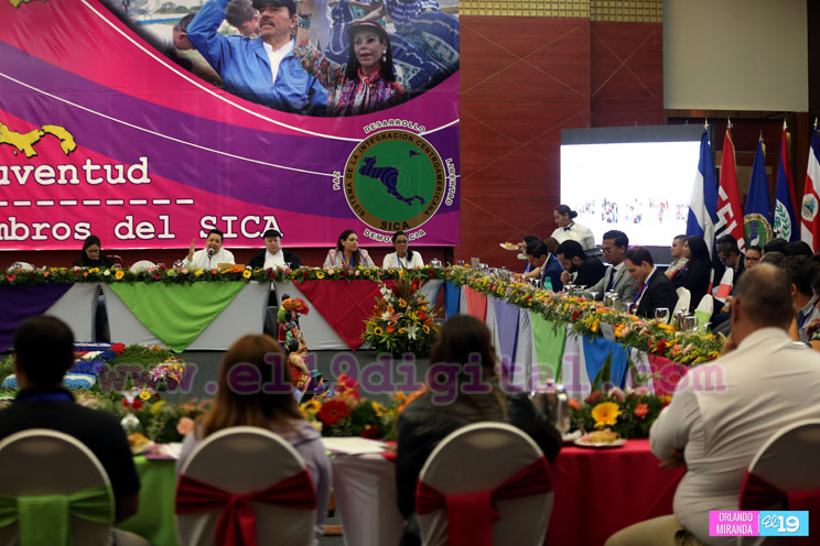 Nicaragua expone modelo de gestión de riesgos en el Foro de Juventud de los países del SICA