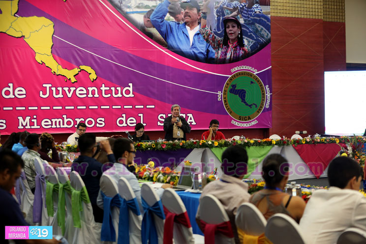 Nicaragua expone modelo de gestión de riesgos en el Foro de Juventud de los países del SICA