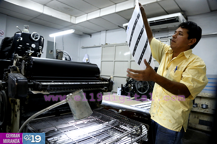 Avanza impresión de boletas electorales