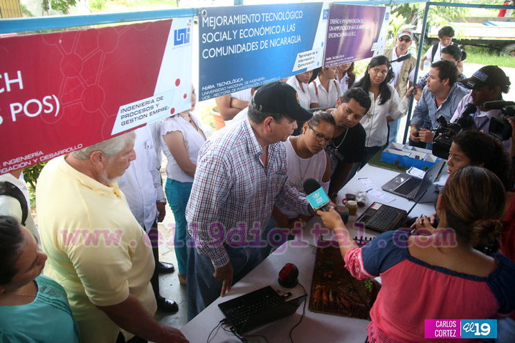 Vicepresidente Halleslevens inaugura Expociencia Territorial en Masaya