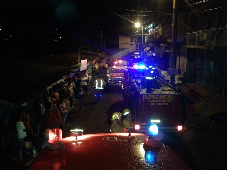 Modelo de Atención Solidaria se activa durante incendio en casa de habitación en Boaco