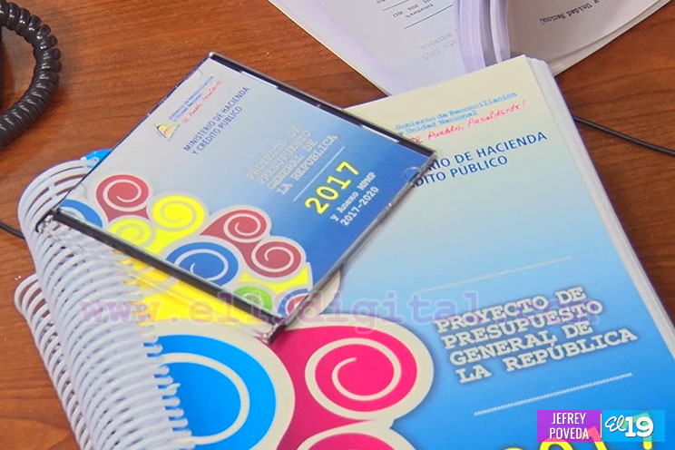 Presentan  Proyecto de Ley del Presupuesto General de la República 2017
