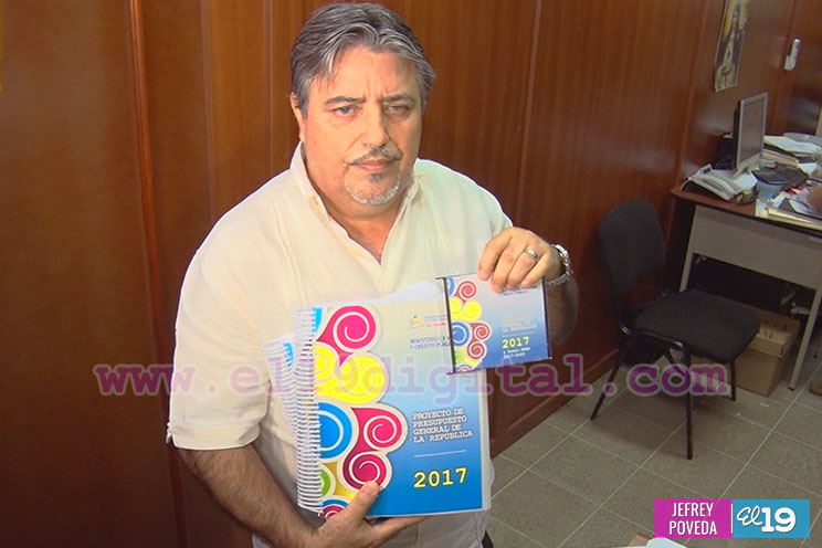 Presentan  Proyecto de Ley del Presupuesto General de la República 2017