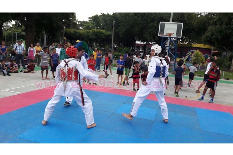 MDAA incentivan a la práctica del taekwondo en parque Los Marañones