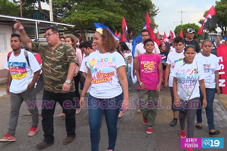 Familias de Managua celebran Campaña de la Buena Esperanza y Buen Corazón