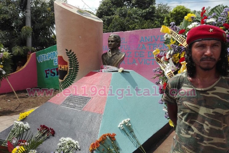 Rinden honores al Comandante Pedro Arauz a 39 años de su tránsito a otro plano de vida