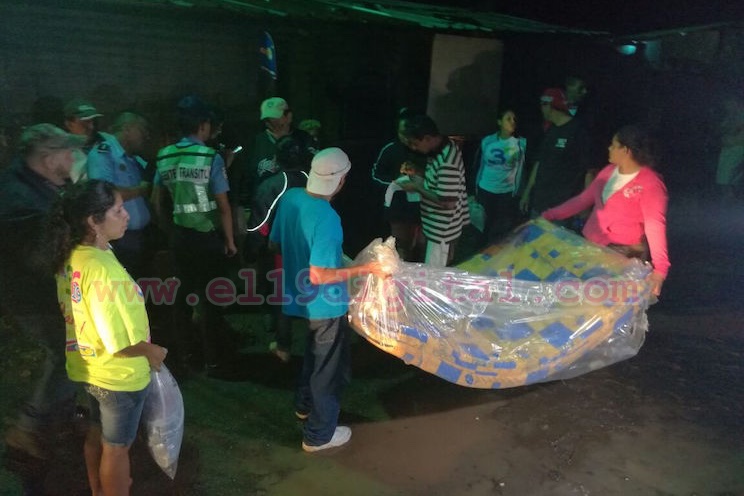 Gobierno envía contingente solidario a familias de Tipitapa afectadas por fuertes lluvias