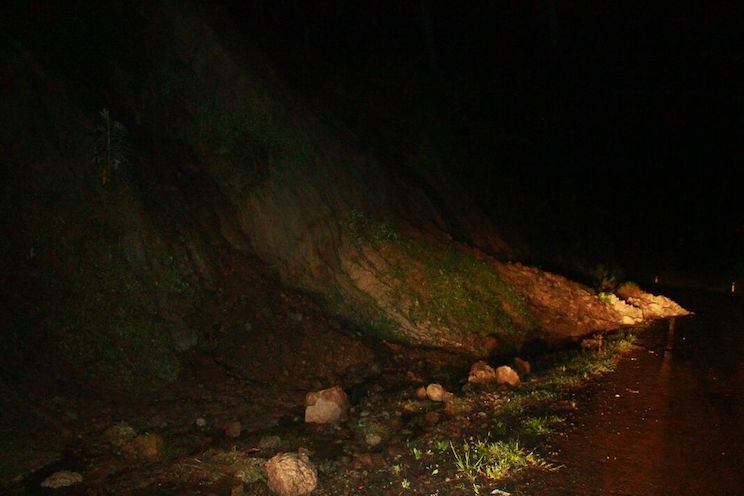 Fuertes lluvias provocan deslaves y deja casas anegadas en Yalí, Jinotega