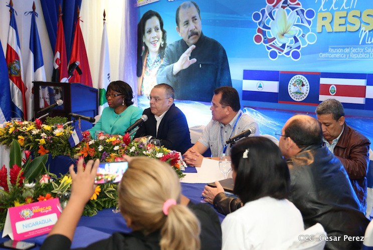 OPS destaca buen trabajo de Nicaragua al frente de la Presidencia Pro Témpore de la Resscad