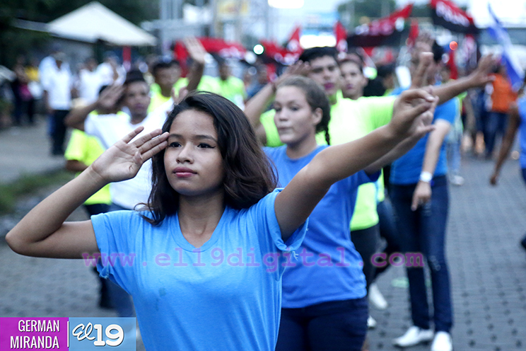 La Caminata del Amor y de la Buena Esperanza recorre barrios del Distrito VII