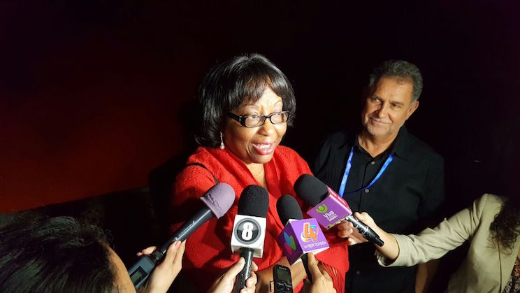 Directora de la OPS visita el Lago de Lava del Volcán Masaya