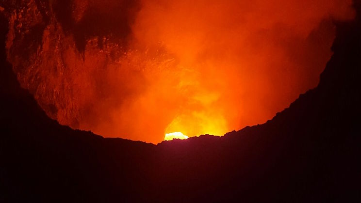 Directora de la OPS visita el Lago de Lava del Volcán Masaya