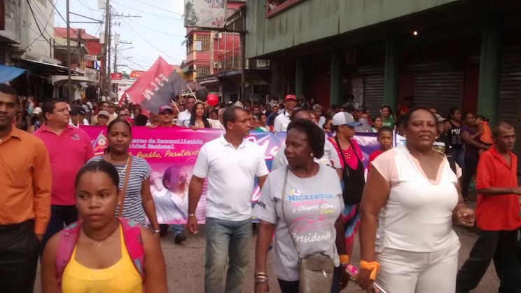 Bluefields realiza caminata en respaldo a la continuidad del Gobierno Sandinista 