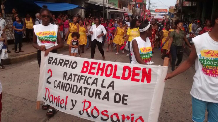 Bluefields realiza caminata en respaldo a la continuidad del Gobierno Sandinista 