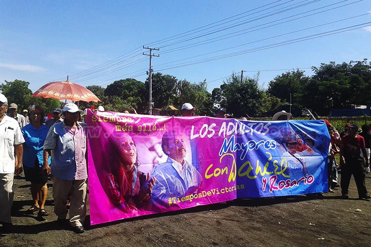 Tipitapa desbordada en apoyo al Comandante Daniel y la Compañera Rosario