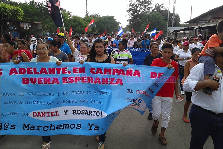 ¡Ciudad Sandino a votar en la casilla 2, por Daniel y Rosario!