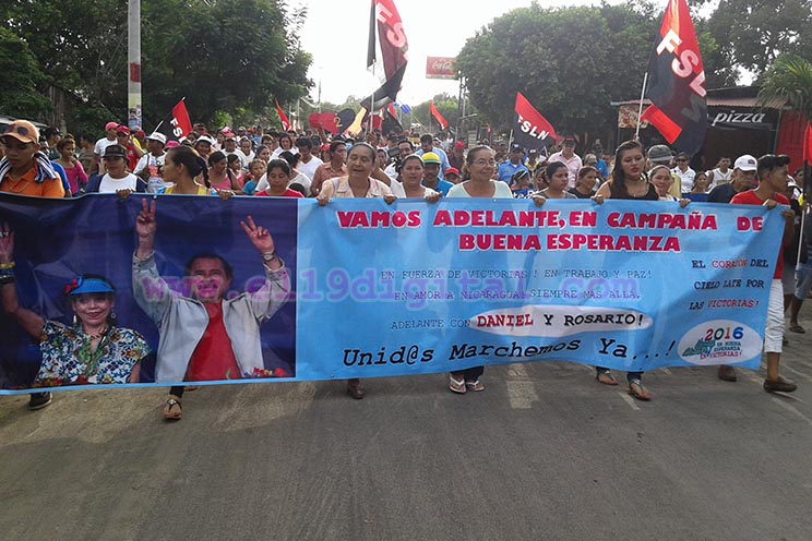 ¡Ciudad Sandino a votar en la casilla 2, por Daniel y Rosario!