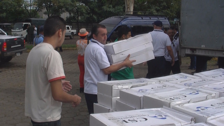 Arriba material electoral a Estelí 