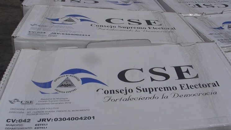 Arriba material electoral a Estelí 