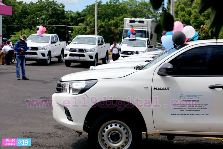 Gobierno Sandinista fortalece unidades de salud del país con la entrega de medios de transporte