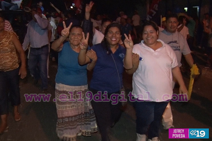 Caminan hacia las nuevas victorias, ratificando apoyo a Daniel y Rosario el próximo 6 de noviembre