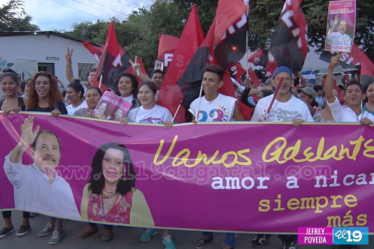Caminan hacia las nuevas victorias, ratificando apoyo a Daniel y Rosario el próximo 6 de noviembre