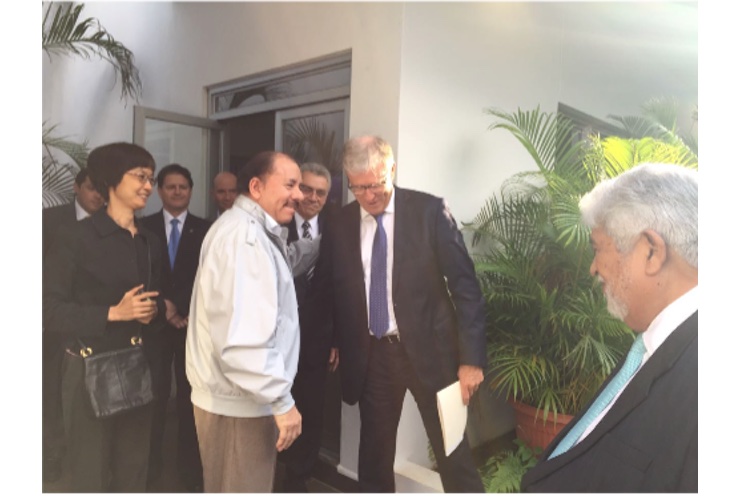 Presidente Daniel recibe al Directorio y Administración Superior del BCIE (+FOTOS)