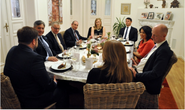 Secretario de Estado del Ministerio Federal de Relaciones Exteriores de Alemania Stephan Steinlein se reúne con Embajadores de Centroamérica y República Dominicana