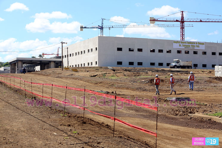 Delegación del BCIE recorre avances en construcción del Nuevo Hospital General Occidental de Managua, Dr. Fernando Vélez Paiz