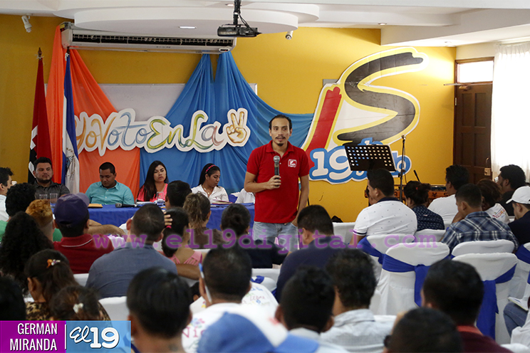 Juventud Sandinista se prepara para apoyar acciones de restitución de derechos