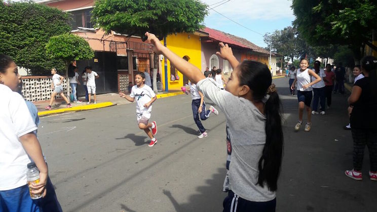 Niñez de Masaya celebra la Alegría de Vivir en Paz con deporte y sana recreación