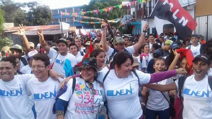 Juigalpa camina con Amor reafirmando a Daniel y Rosario