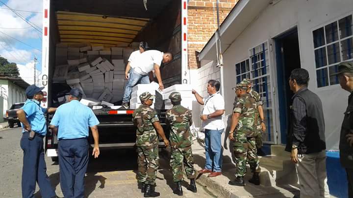 Material electoral llega al departamento de Chontales